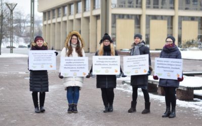 2019 m. sausio 25 d. prie LR Seimo rūmų, įvyko Step Up kampanija! Stabdykime smurtą prieš moteris! Ratifikuokime Stambulo konvenciją!