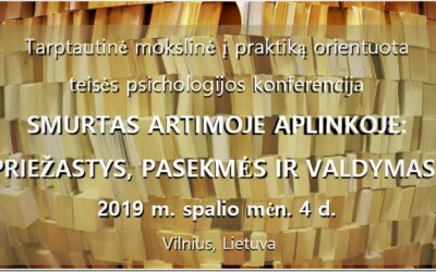 2019 m. spalio 4 d. Mykolo Romerio Universitetas kartu su Vilnaus Moterų namais organizuoja konferenciją: „Smurtas šeimoje: priežastys, pasekmės ir valdymas“